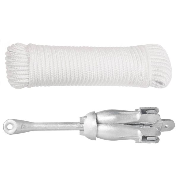 vidaXL Sidro s užetom srebrno 6 kg vruće pocinčano lijevano željezo