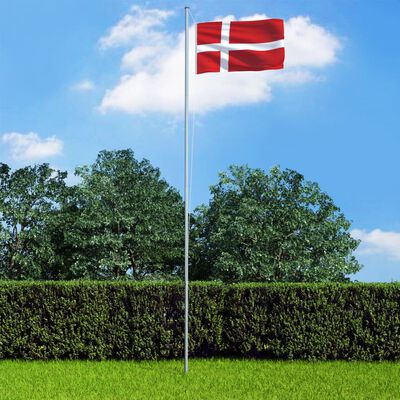 vidaXL Danska zastava 90 x 150 cm