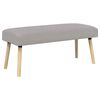 vidaXL klupa Jednobojno Svjetlosiva 110 x 40 x 46 cm Boucl&eacute;