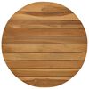 vidaXL Gornji dio stola &Oslash; 40 x 3,5 Kružni Čvrsto teak drvo Prirodna