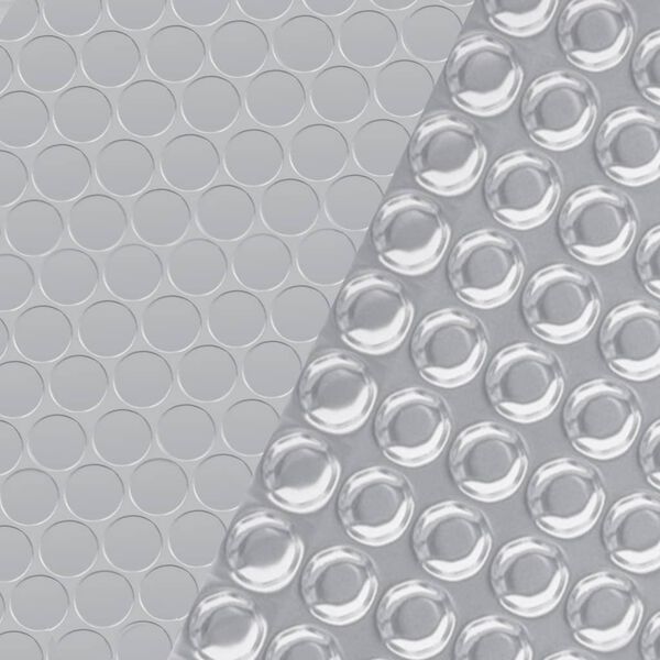 vidaXL Pokrov za bazen srebrni 488x244 cm PE