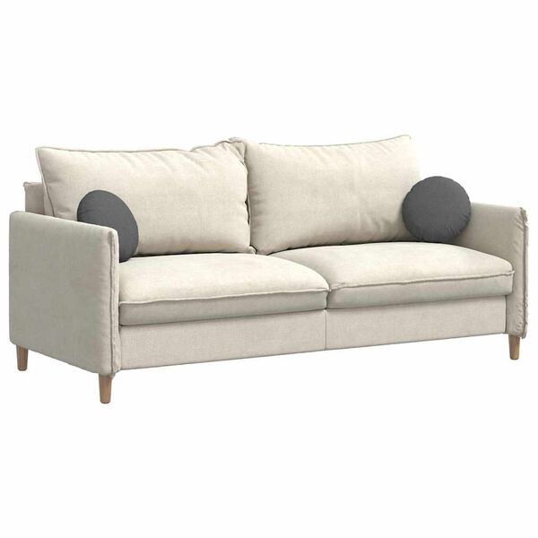 vidaXL Jastučići za sjedenje 2 pcs Tamno siva &Oslash;30 x 13 cm tkanina