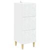 vidaXL Ormar s ladicama 33 x 34,5 x 90 cm Konstruirano drvo Bijela