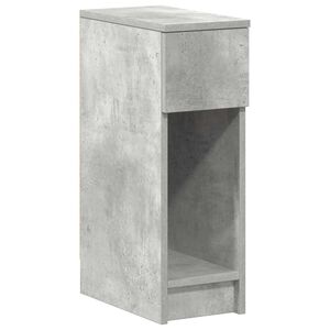 vidaXL Noćni ormarić s ladicom beton sivi 20x36x60 cm