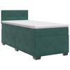 vidaXL Boxspring krevet s madracem Tamnozelena 90 x 200 cm Bar&scaron;un