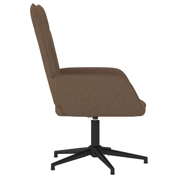 vidaXL Stolica za opu&scaron;tanje smeđa od tkanine