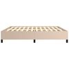 vidaXL Okvir za krevet boja cappuccina 200x200 cm od umjetne kože