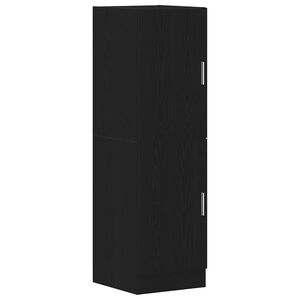 vidaXL Kuhinjski ormarić crni 38x41,5x131,5 cm od konstruiranog drva