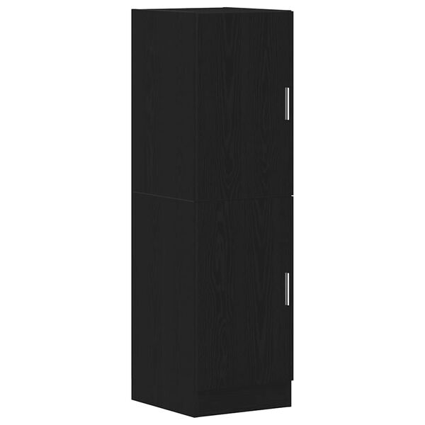vidaXL Kuhinjski ormarić crni 38x41,5x131,5 cm od konstruiranog drva