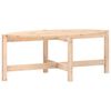 vidaXL Stolić za kavu 118 x 63 x 45 cm od masivne borovine