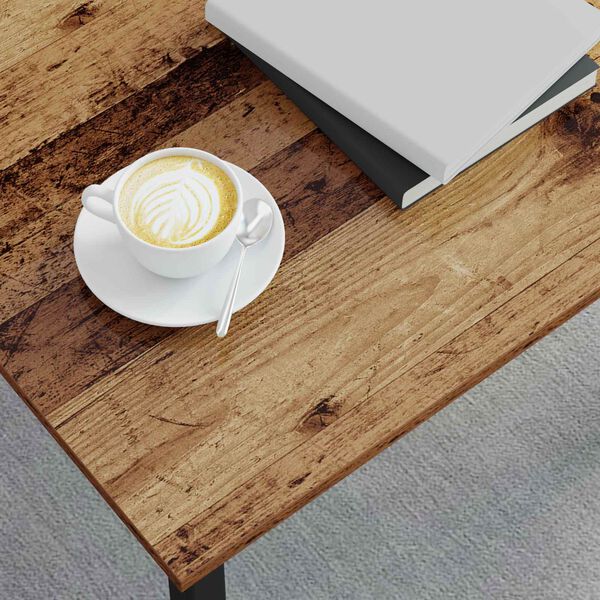 vidaXL Kava Stol Staro drvo 60 x 50 x 36 cm Konstruirano drvo