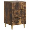vidaXL Noćni ormar Dimljeni hrast 43 x 41 x 66,5 cm Konstruirano drvo