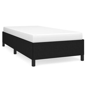 vidaXL Okvir za krevet bez madraca crni 80x200cm od tkanine