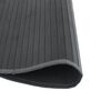 vidaXL Okrugli tepih sivi 80 cm od bambusa