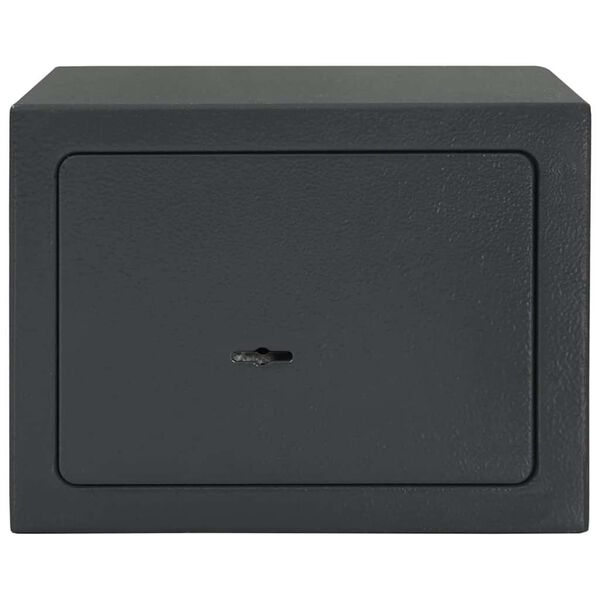 vidaXL Sigurnosna kasa Tamno siva 23 x 17 x 17 cm Čelik