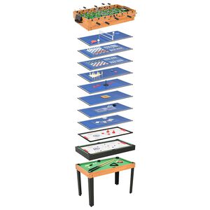vidaXL 15-u-1 stol s vi&scaron;e igara 121 x 61 x 82 cm boja javora