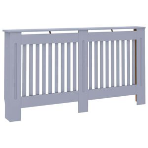 vidaXL Pokrov za radijator antracit 152 x 19 x 81,5 cm MDF