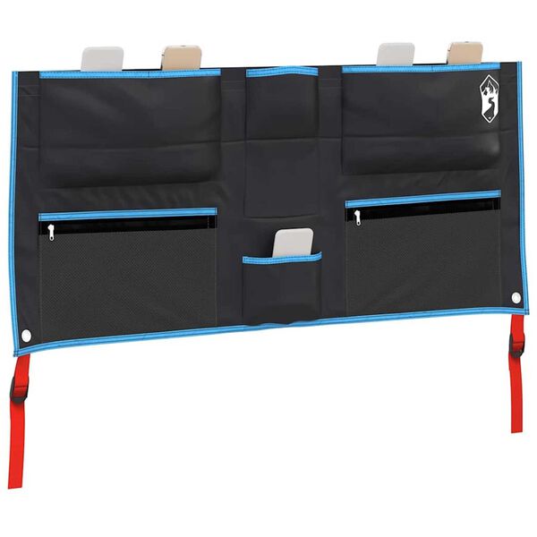 vidaXL Torba za pohranu Crna i Plava 98 x 47 cm Oxford, Poliester