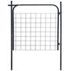 vidaXL Vrtna ograda 100x100 cm antracit boje
