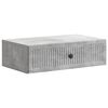 vidaXL Stolna montirana na zid Betonska siva 59 x 34,5 x 17 cm