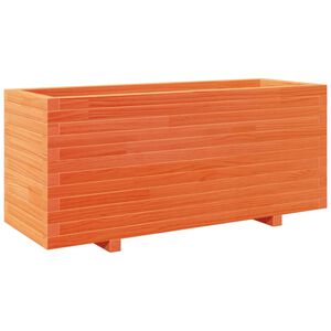 vidaXL Vrtna sadilica vo&scaron;tano smeđe boje 110x40x49,5 cm od borovine