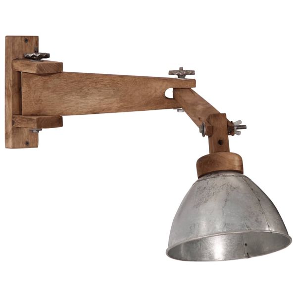 vidaXL Zidna svjetiljka 25 W vintage srebrna E27