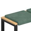 vidaXL Jastučić za klupu 4 kom. Bar&scaron;un Morska zelena Dubina 35 cm