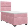 vidaXL Boxspring krevet s madracem Ružičasta 100 x 200 cm Bar&scaron;un