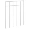 vidaXL Panel vrtne ograde 24 kom. 25 x 30 cm Pocinčani čelik Srebrna