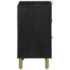 vidaXL Noćni ormarić crni 50x33x62 cm od konstruiranog drva