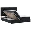 vidaXL Krevet s od storage s uzglavljem Crna 180 x 200 cm Bar&scaron;un