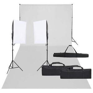 vidaXL Oprema za fotografski studio sa setom svjetala i pozadinom