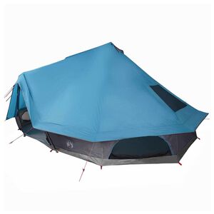 vidaXL Tipi &scaron;ator 10-osobni Plava taft