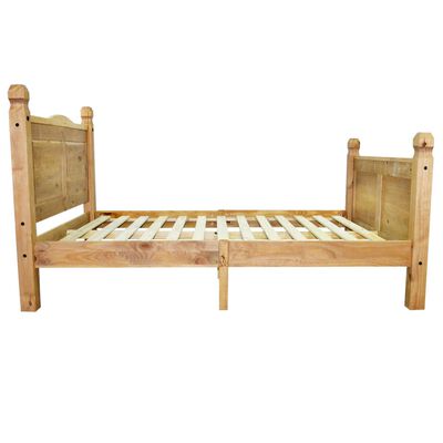 vidaXL Krevet od meksičkog bora u stilu Corona s madracem 160 x 200 cm