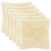 vidaXL Presvlaka za jastuk 6 pcs HEERLEN Krem 50 x 50 cm PV flis