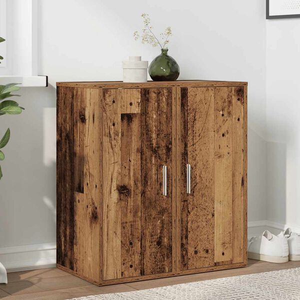 vidaXL Ormari za cipele 2 kom staro drvo 32x35x70 cm konstruirano drvo