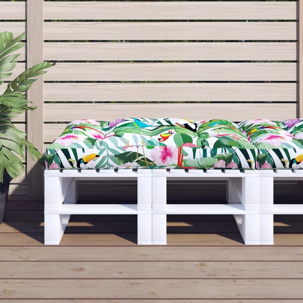 vidaXL Jastuk za palete vi&scaron;ebojni 120 x 80 x 12 cm od tkanine