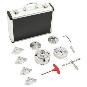 vidaXL Set samocentrirajućih steznih glava za drvo 3,75 &Prime; čelični