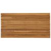 vidaXL Gornji dio stola 110 x 55 x 3,5 cm Pravokutni Čvrsto teak drvo