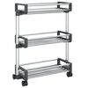 vidaXL Kolica za pohranu 59 x 20 x 75 cm aluminijska