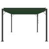 vidaXL Gazebo s krovom s roletnom Zelena 3 x 4 x 2,14 m