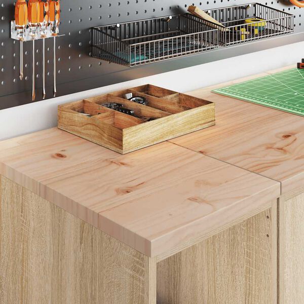 vidaXL Garažni ormar za odlaganje 30x51x85 cm masivne borovine