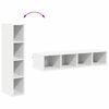 vidaXL Viseći ormarić Bijelo 20 x 29,5 x 100 cm Konstruirano drvo