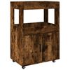 vidaXL Barska kolica boja hrasta 60x39,5x89 cm od konstruiranog drva