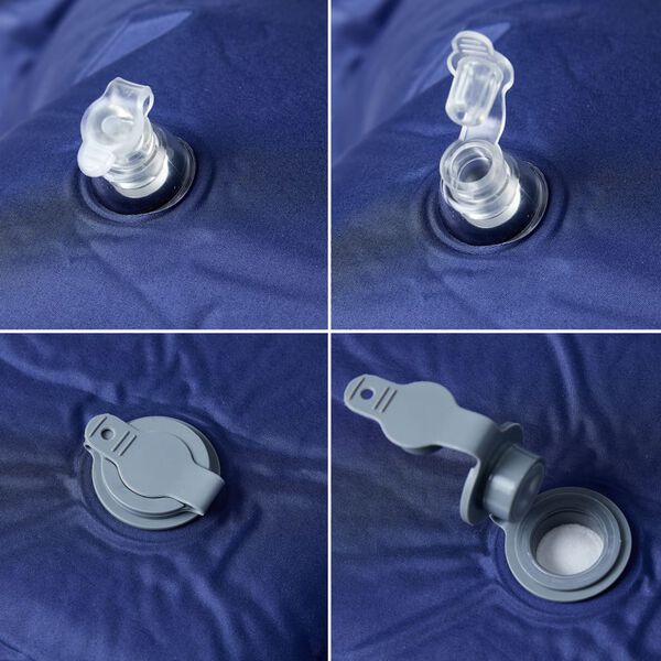 vidaXL Samonapuhujući madrac za kampiranje za 1 osobu modri