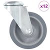 vidaXL Okretni kotačići s otvorom za vijke 12 kom 100 mm
