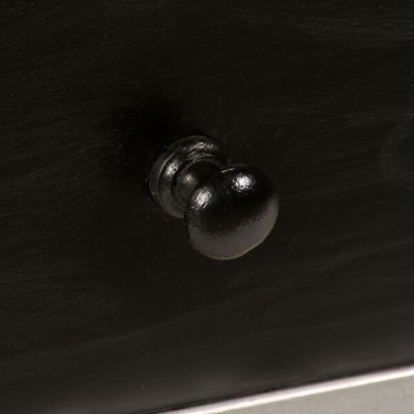 vidaXL TV ormarić od masivnog drva manga i čelika 120 x 30 x 45 cm