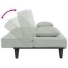 vidaXL 2-dijelni set sofa s jastucima svjetlosivi bar&scaron;unasti