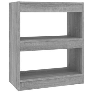 vidaXL Ormarić za knjige / pregrada boja hrasta sonome 60 x 30 x 72 cm