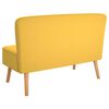 vidaXL Sofa 117x55,5x77 cm Tkanina Žuta